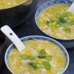 chicken corn soup.