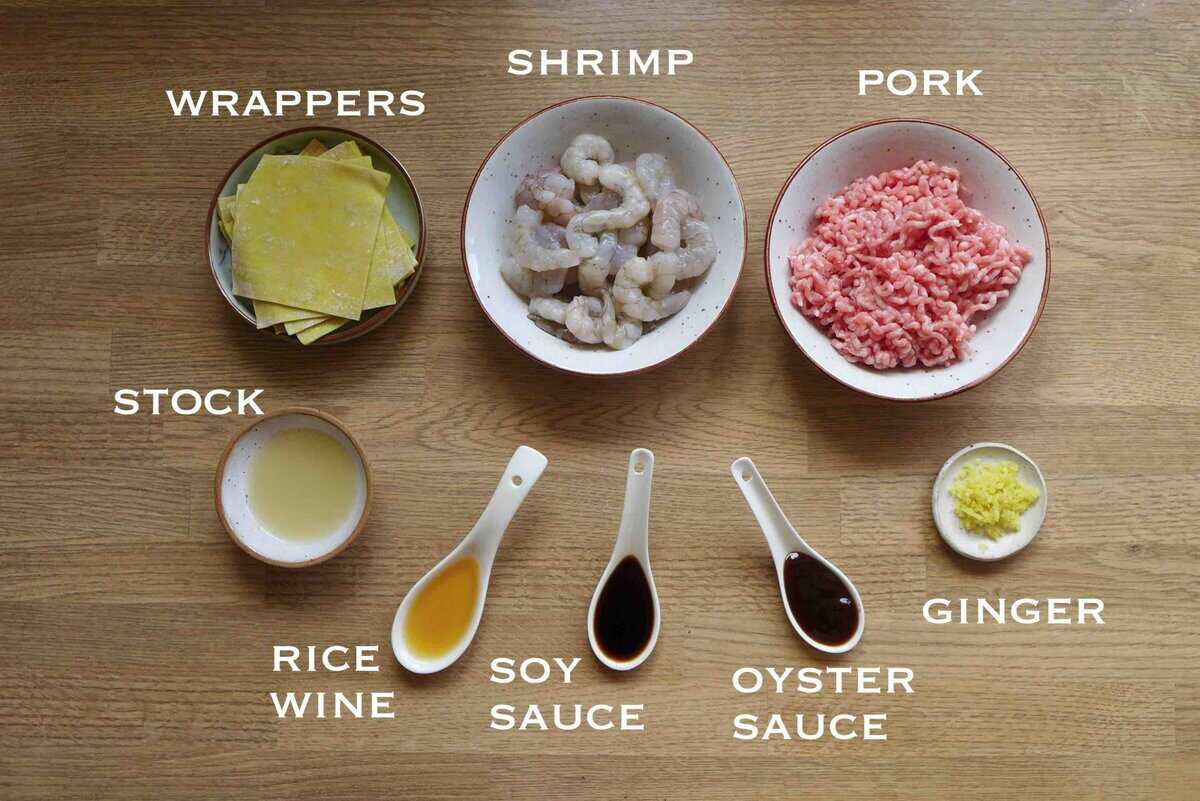 ingredient for wontons.