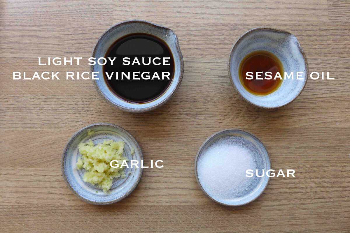 Seasonings for northeast tiger salad.