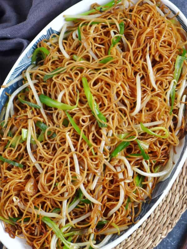 soy sauce pan-fried noodles.